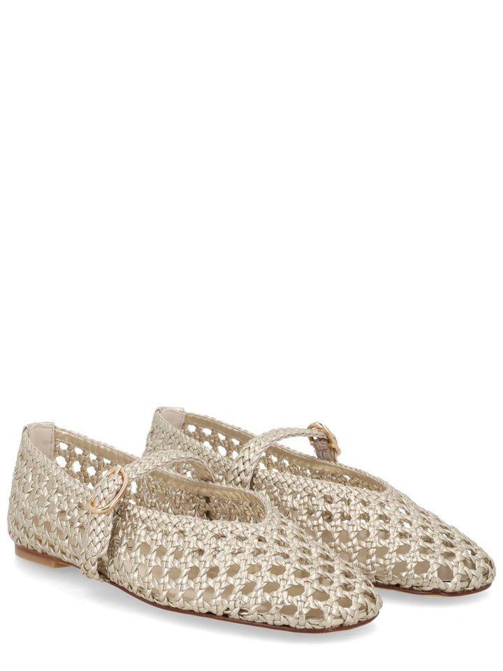 Stuart Weitzman Flat Shoes - Gold | 9678d35d0fd43e882d5dd4367466cad2ea75ab54