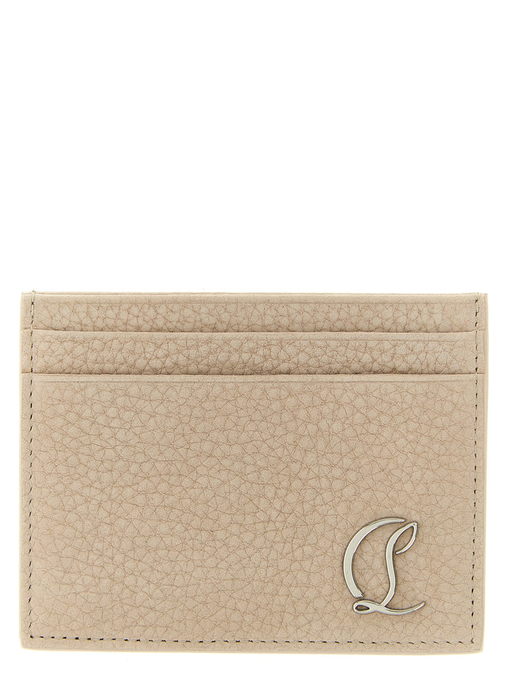 Christian Louboutin Mooncrest Wallets and Card Holders - Beige | d22a9737a91fc2ba07d0c936301e3f1907fab926