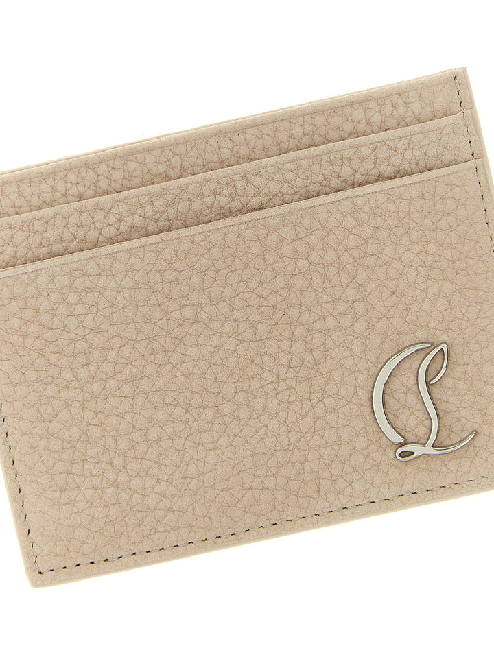 Christian Louboutin Mooncrest Wallets and Card Holders - Beige | 1b8fb08c09f1075ba4e5db4f3ba33d65c08c4fc1