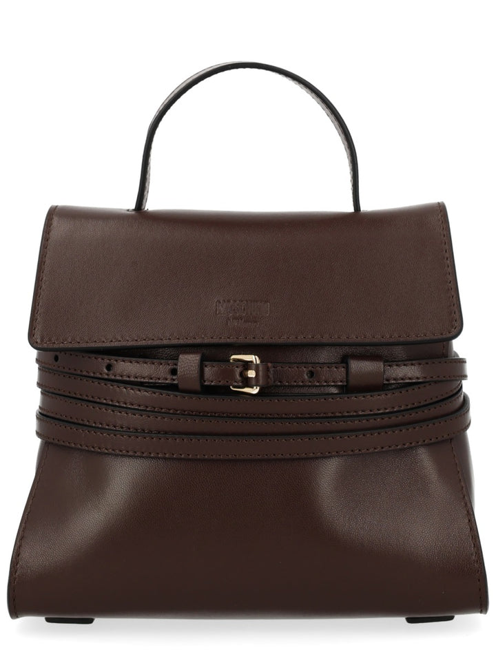 Moschino Hand Bags - Brown | dba49a11c229de2de137e5fde7879683db00135b