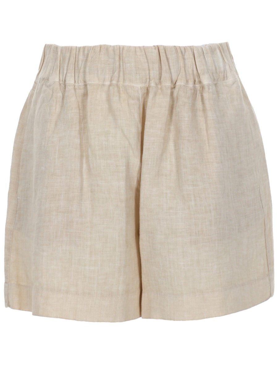 120% Lino Shorts - Beige | 19ead077dfd49efe9c88a3e4cf5872aa9c74f4ad