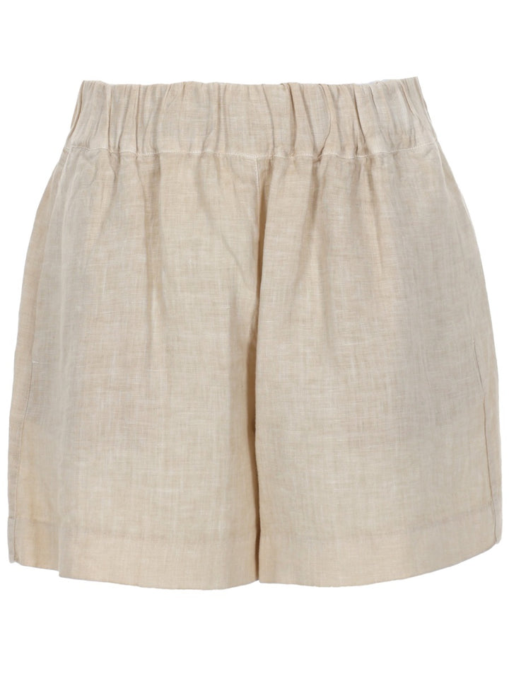 120% Lino Shorts - Beige | 19ead077dfd49efe9c88a3e4cf5872aa9c74f4ad