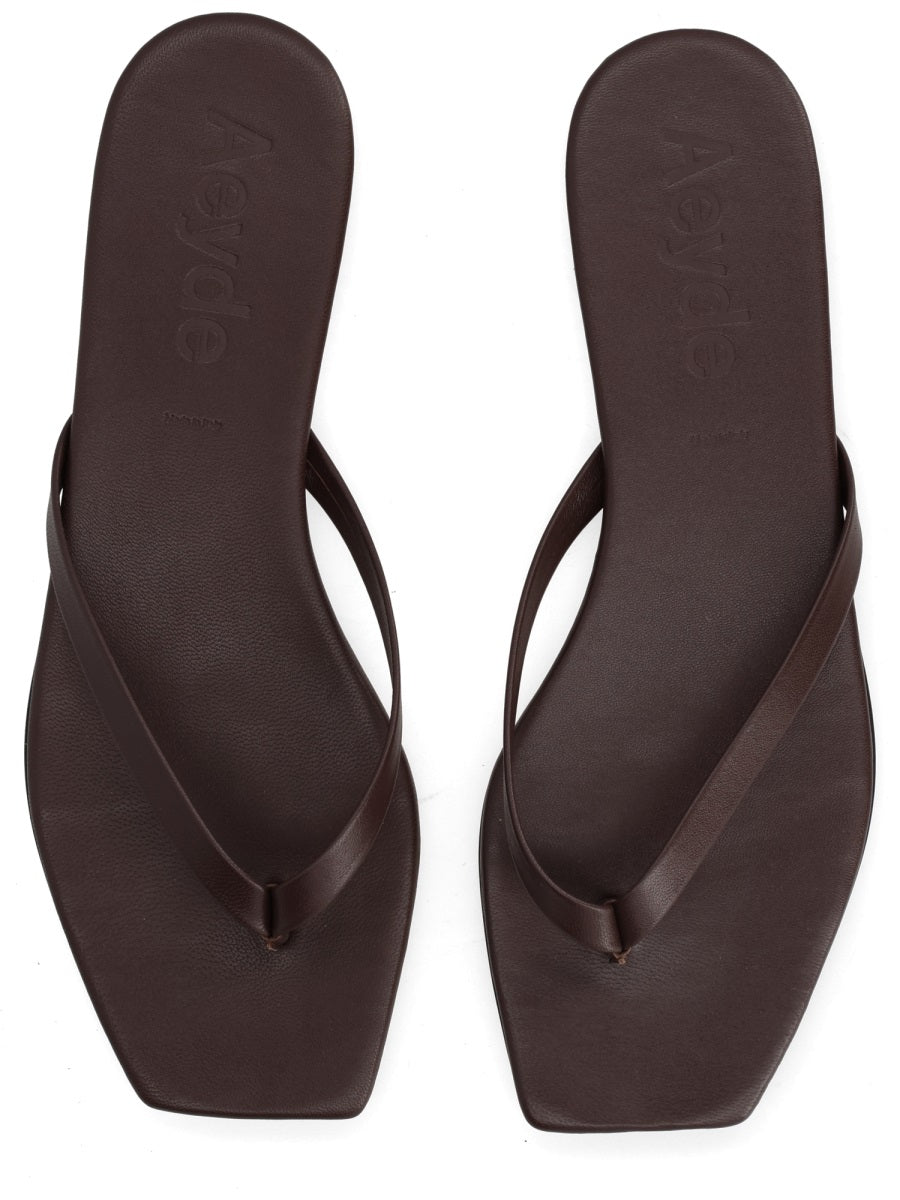 Aeyde Flat Shoes - Brown | 4d3690d46151d4ba3b2dfcd5a37d70c7fa4db46c