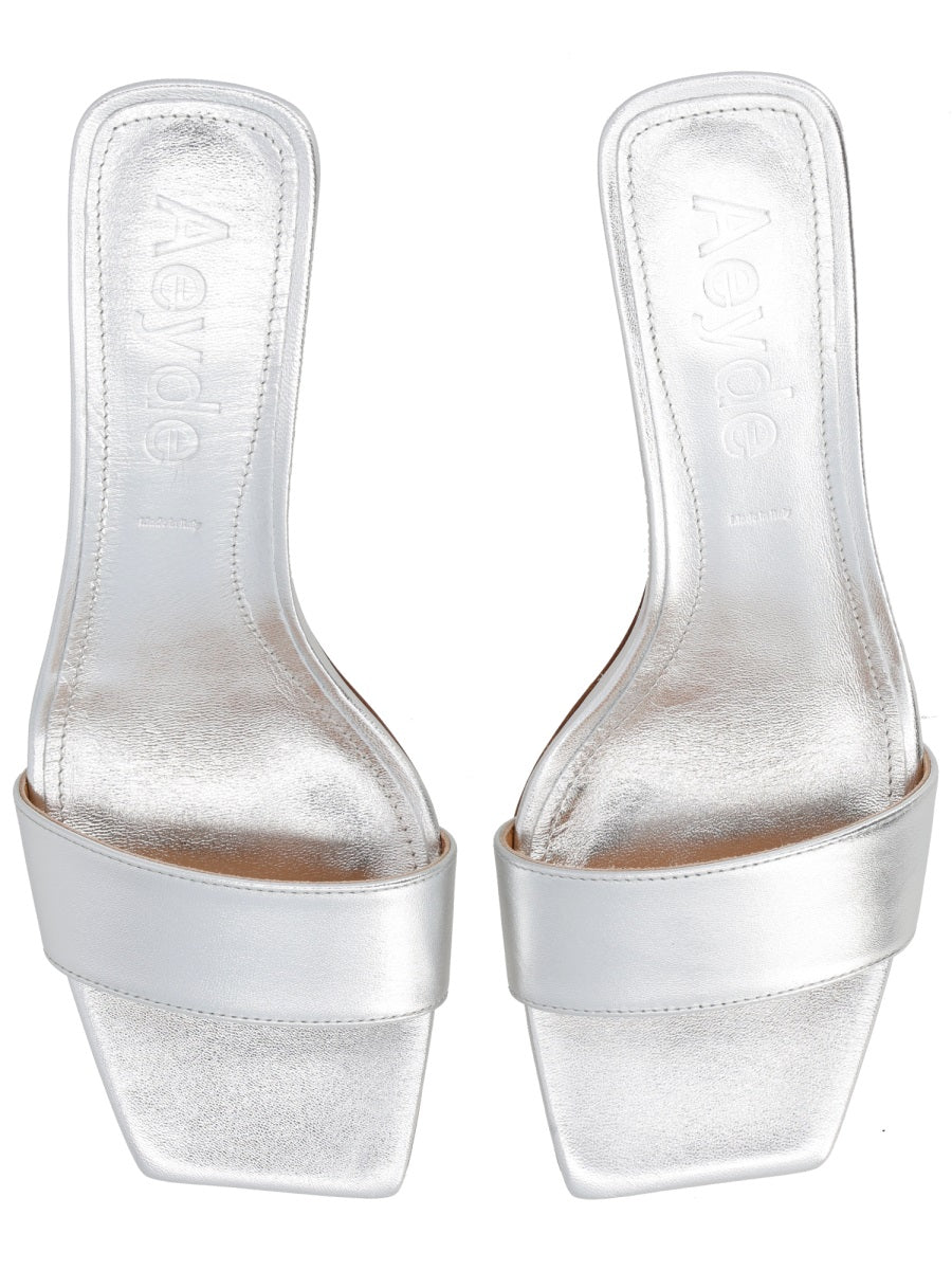 Aeyde Sandals - Silver | 519d87360e67f5ed8e84fece122bc912f80814f7