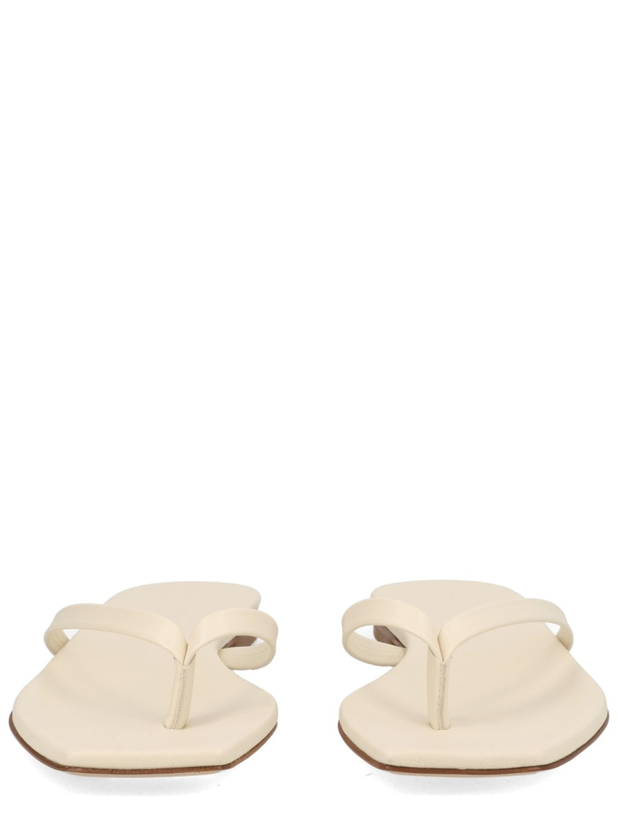 Aeyde Flat Shoes - Ivory | adb13367333758fea9ed9eb7d51355fb44b5467c