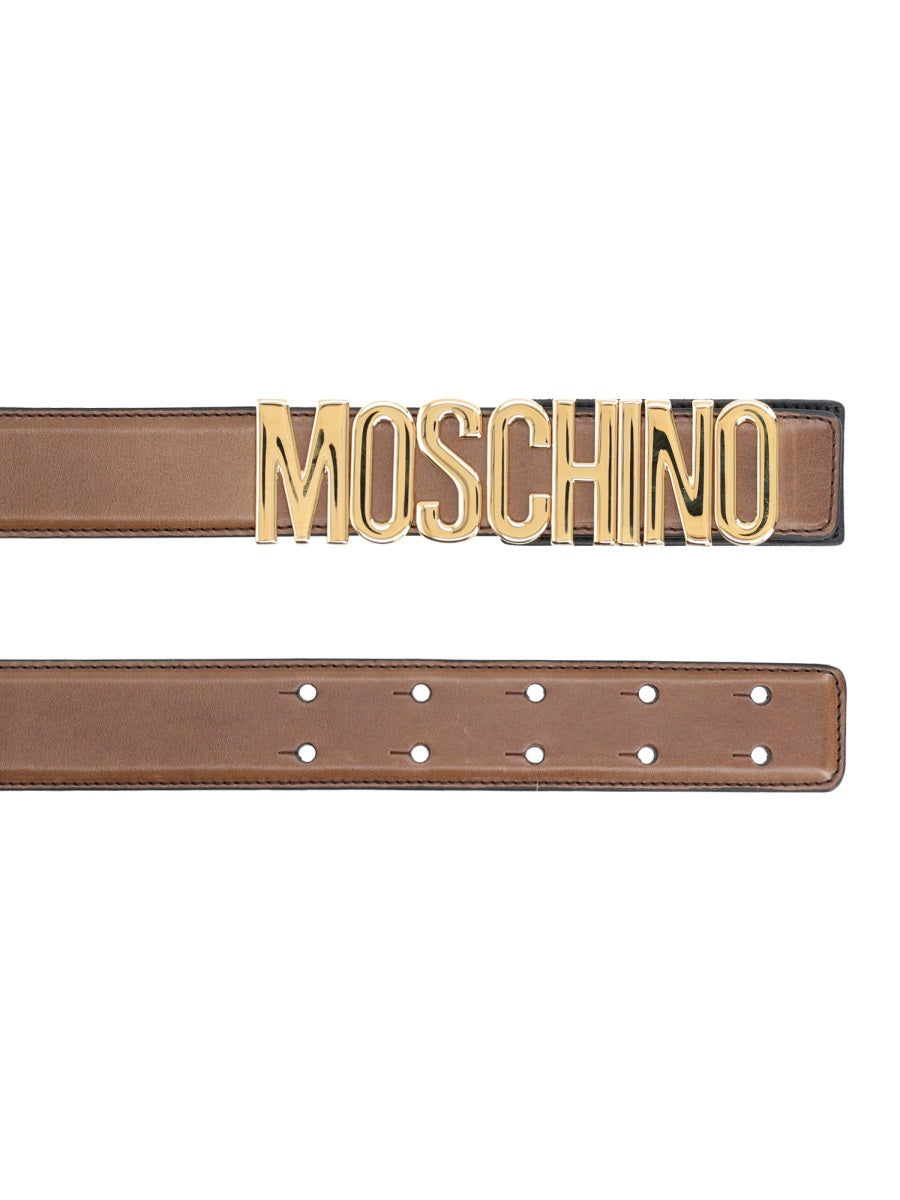 Moschino Belts - Brown | 733e627c4b7584ea6d11509b0ad5abcb06d63f27