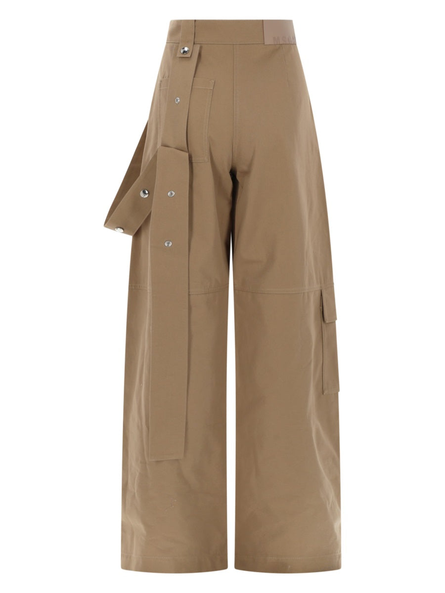 Msgm Pants - Beige | a01a72a55587fcc078c5efbddbe08b7dfe888806