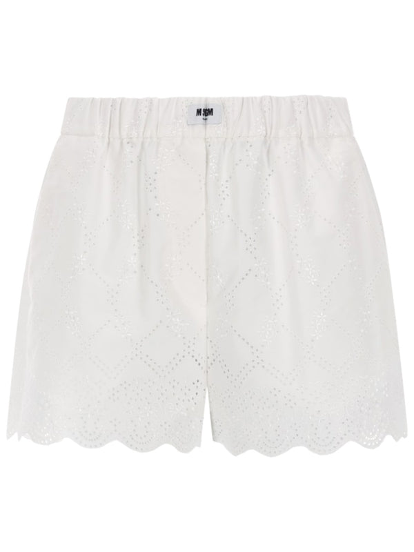 Shorts Con Motivo Traforato