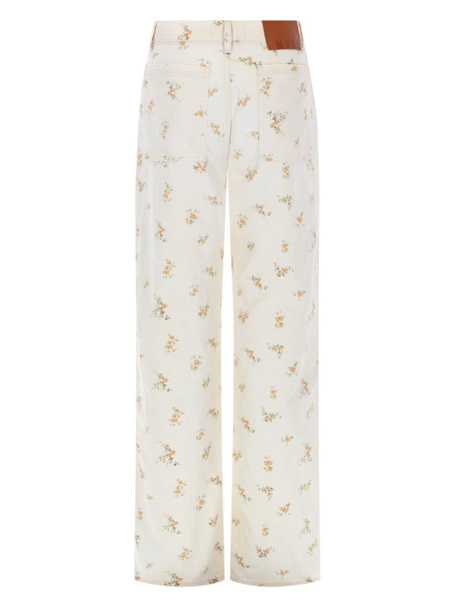 Msgm Pants - White | 98919e0f124a0a163779827cb2de0a283b6c2bd9