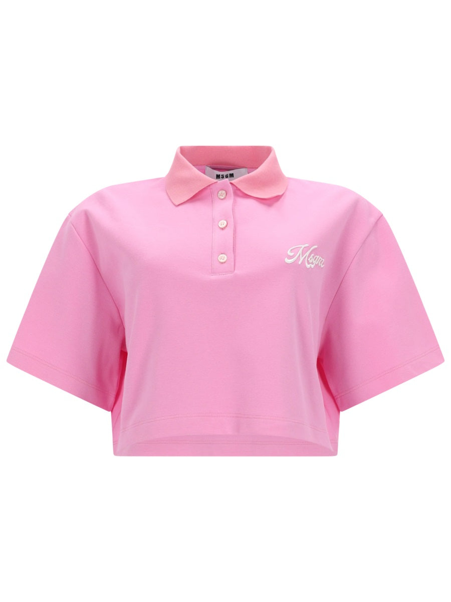 Msgm Polo - Pink | 85ae3f46e813a450a593e723617240fabffecb4f
