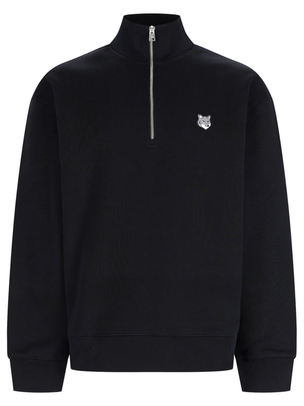 Felpa "Fox Head" Con Zip