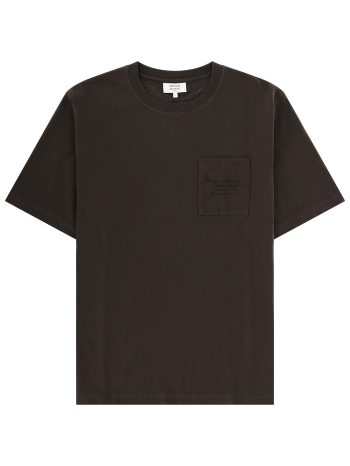 Maison KitsunÉ T shirts - Brown | bdd784e79cd57773fd39b96006bbf48f459bf44b