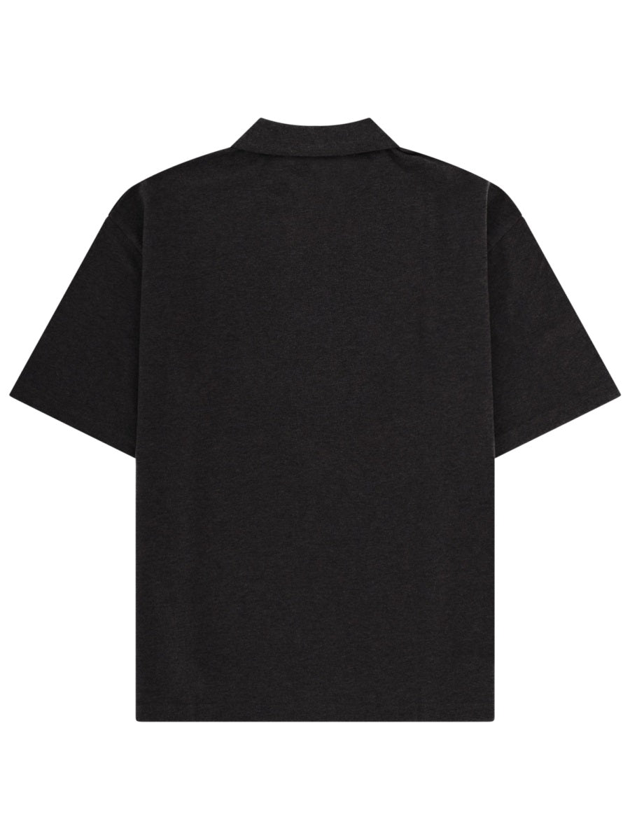 Maison KitsunÉ Polo - Charcoal | e8b73b613bb6d37e58f33173262ff1948a6c7032