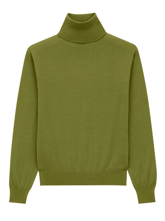 Turtleneck Pullover In Cashmere, Wool And Silk