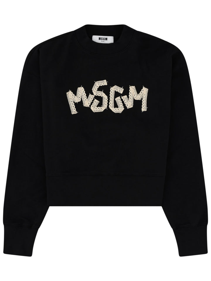 Msgm Sweatshirts - Black | df85829d5a98c64961104014ad6b8ef4691a596c
