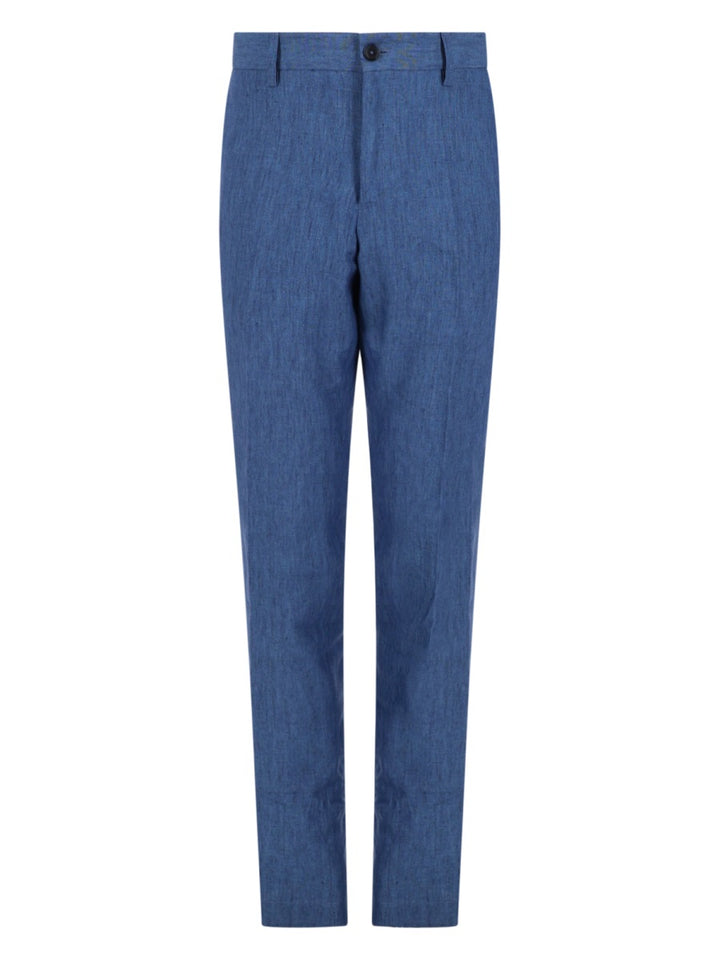 120% Lino Pants - Blue | b429709156a9f2abf36fa09b852362286d302758