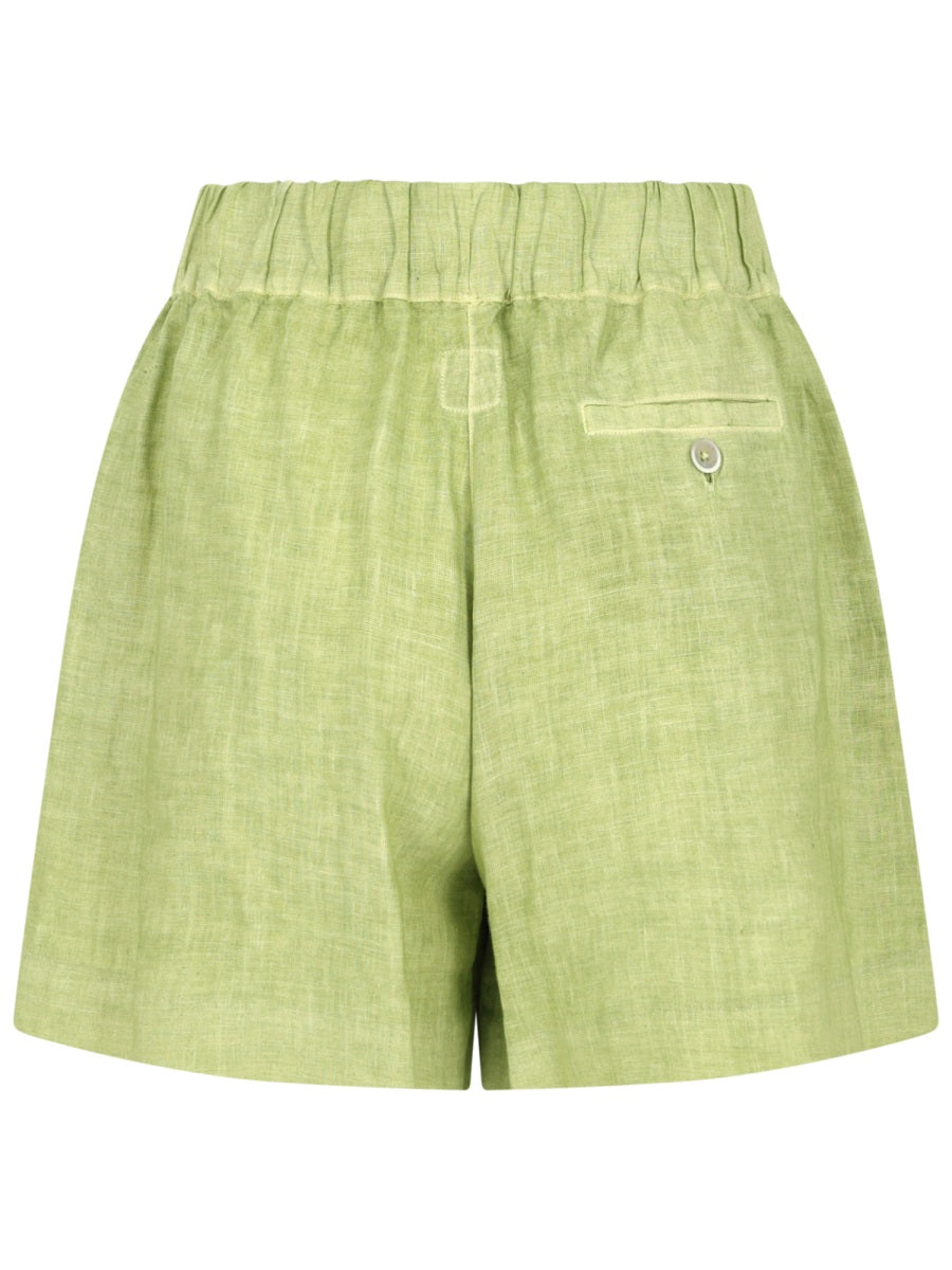 120% Lino Shorts - Green | d1f5d2326802cd2756f0defc530c2ca135e08018