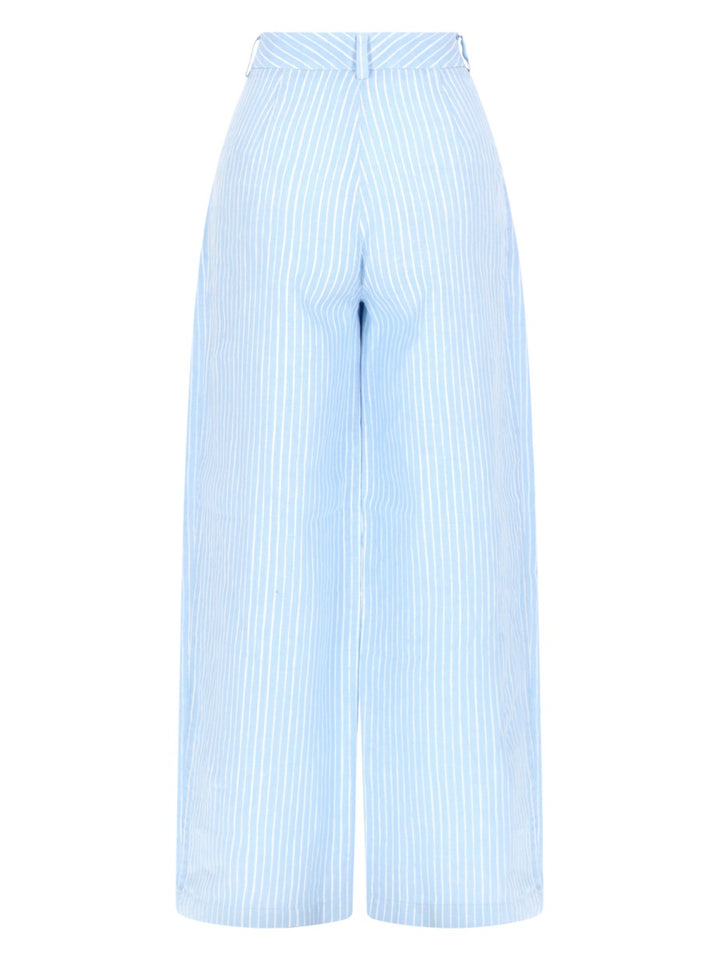 120% Lino Pants - Azure | 1fc9b7235d847baaaeb92e3fec9331f6071e9206