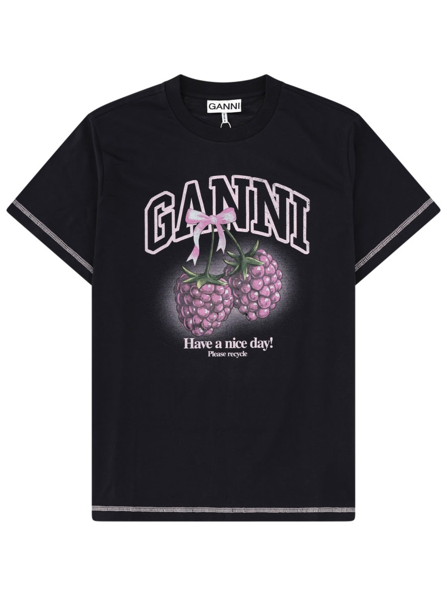 Ganni T shirts - Black | 49d98c5d12933345c8c93948ecae868efaba9dd4
