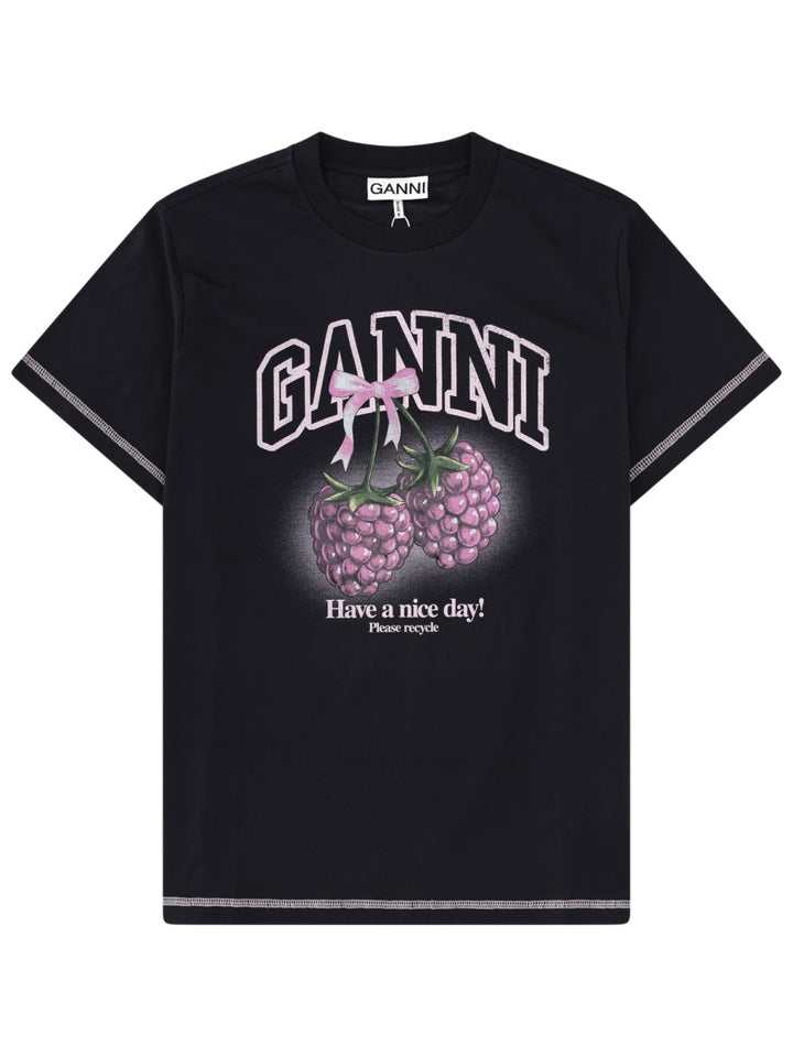 Ganni T shirts - Black | 49d98c5d12933345c8c93948ecae868efaba9dd4