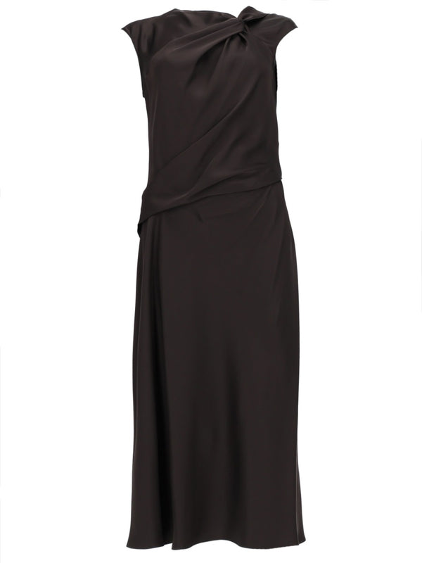Abito "Twist Bodice" In Satin