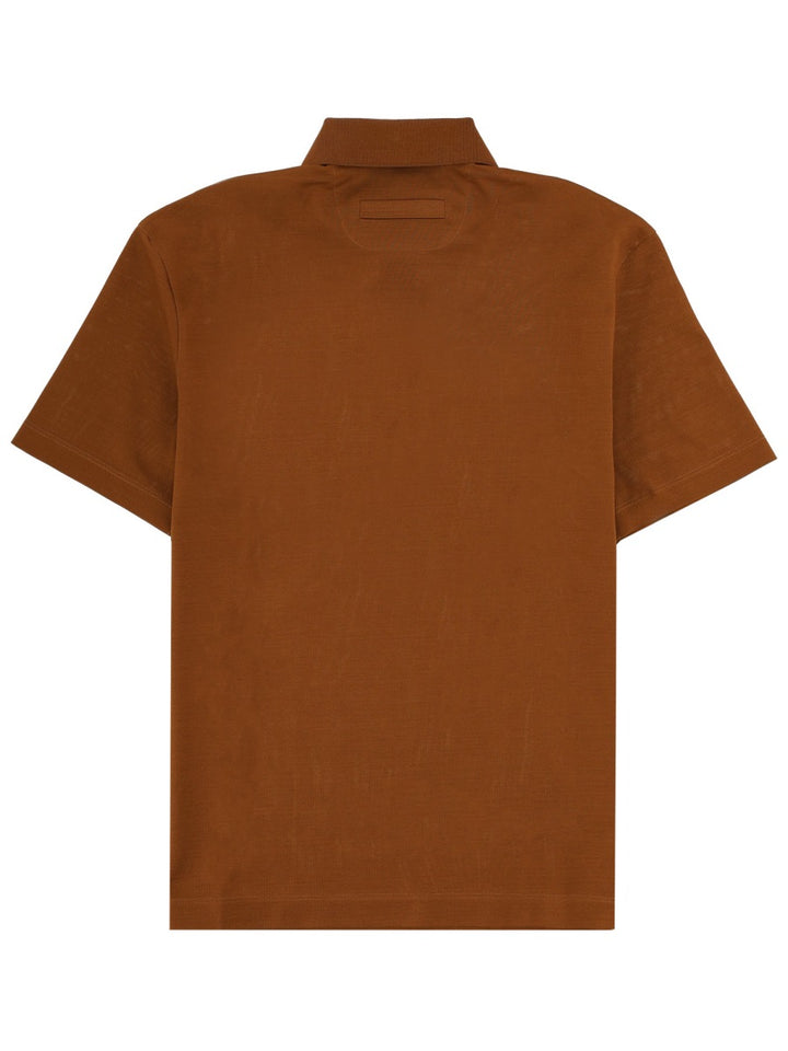Zegna Polo - Brown | 533ca8e641348d65c7e817edae4984dbdc08b583