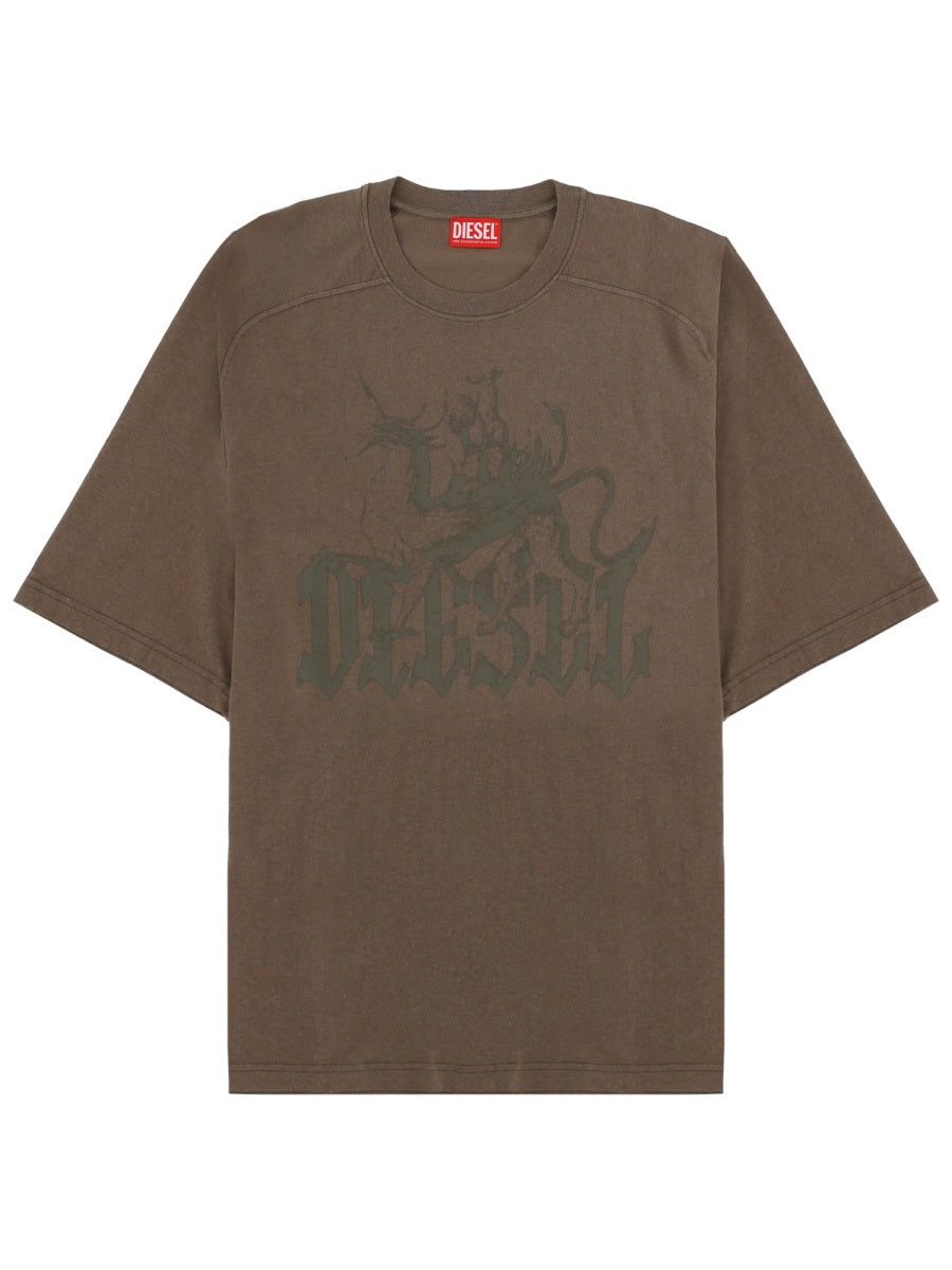 Diesel T shirts - Brown | 5551f84e15f4113d2a8d67cc6db3a94004694d10