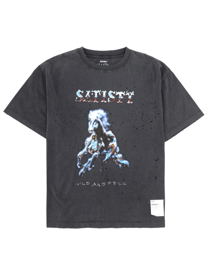 Satisfy T shirts - Black | fa8c9cc5fb04bf75e333b21535136b553293c8cc