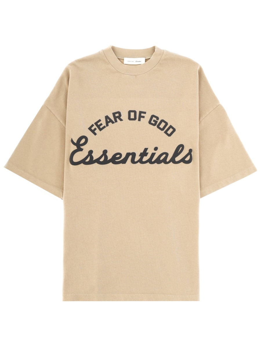 Fear Of God Essentials T shirts - Beige | 5cfbce9b51a46c35974eccea28a4f41a85298f68