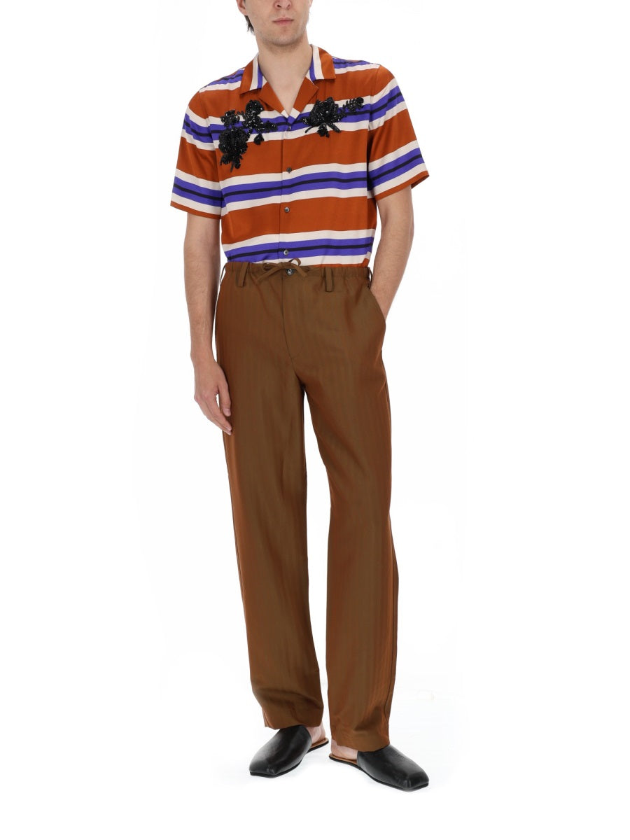 Dries Van Noten Pants - Brown | 36ac75cc551edd70a1145ceb4214a747f4c5c873
