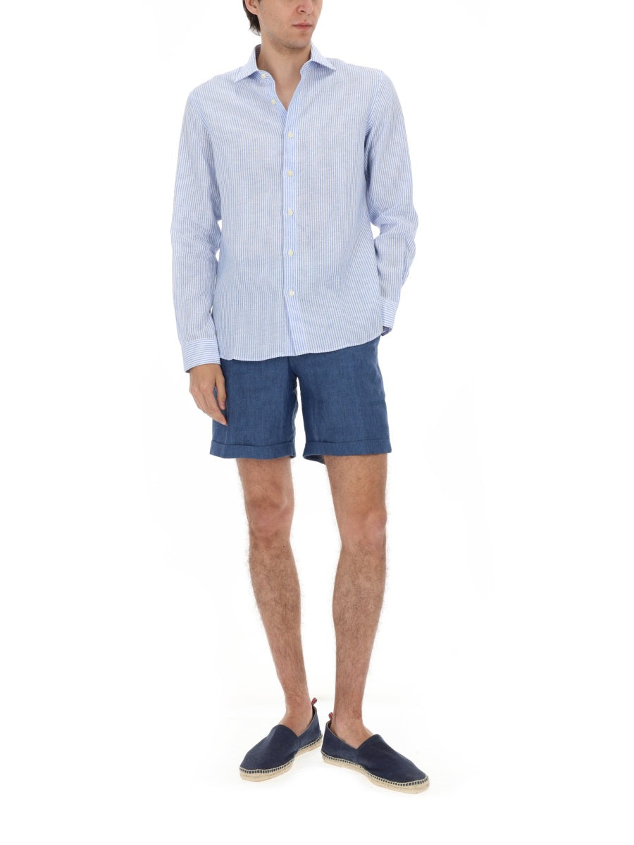 120% Lino Shorts - Blue | 8f84582c6b161c73b9320106c8d707619bc381f2