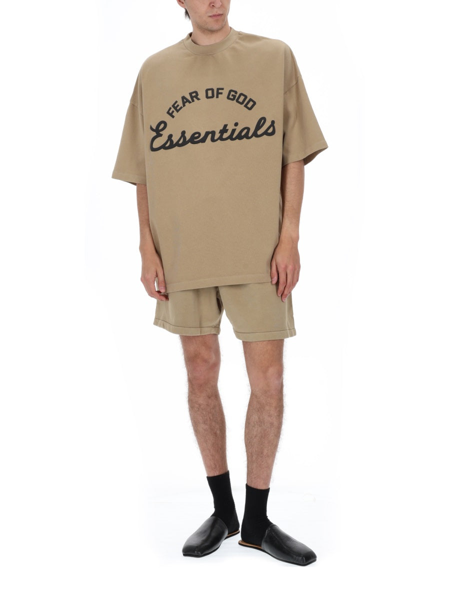 Fear Of God Essentials Shorts - Beige | c19c9d090ffc795b10d6ba21053a66a145854d49