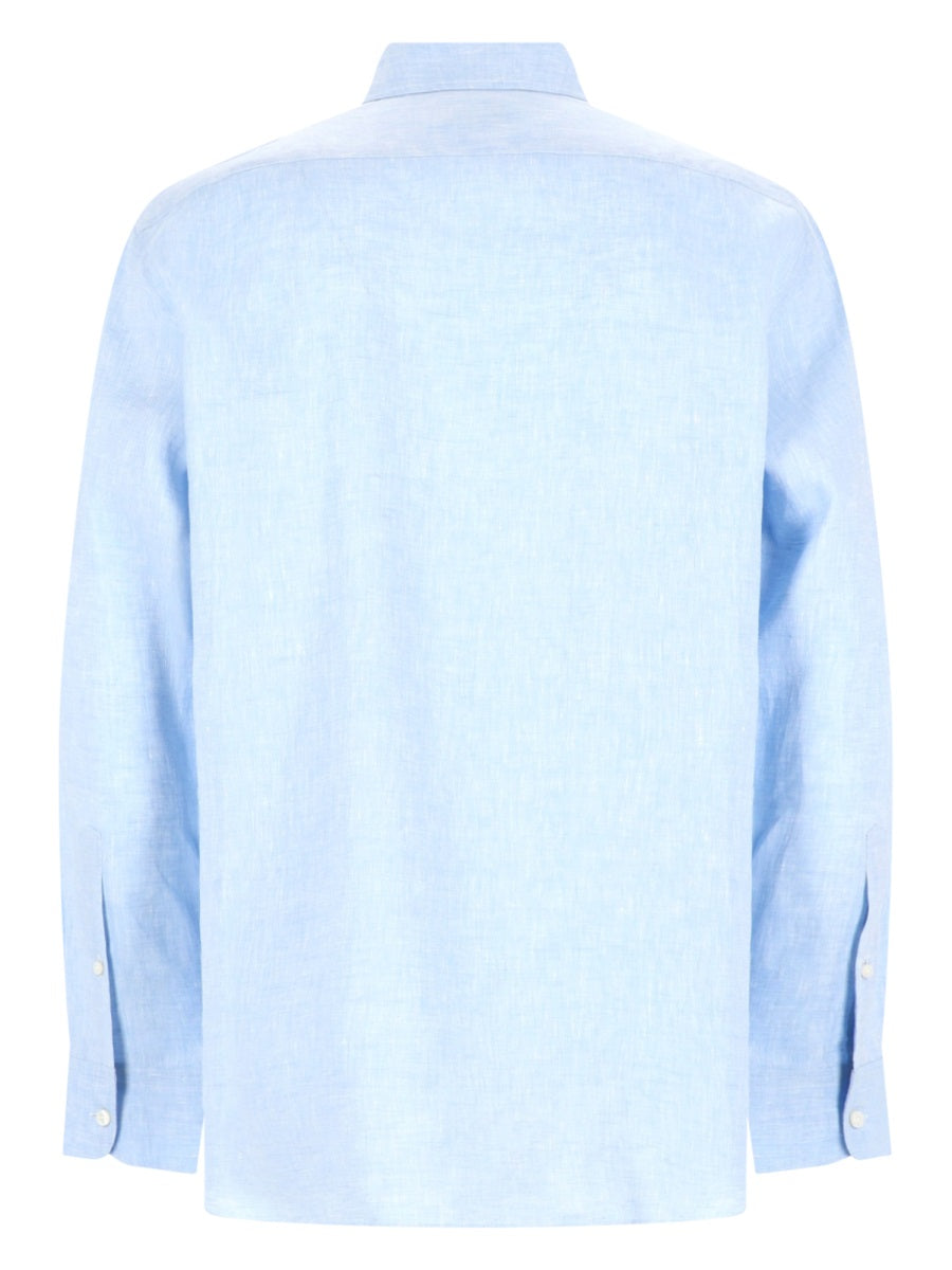 Zegna Shirts - Azure | 6838c9210a5fd1e838a70a8716e2f72c39ce9b57