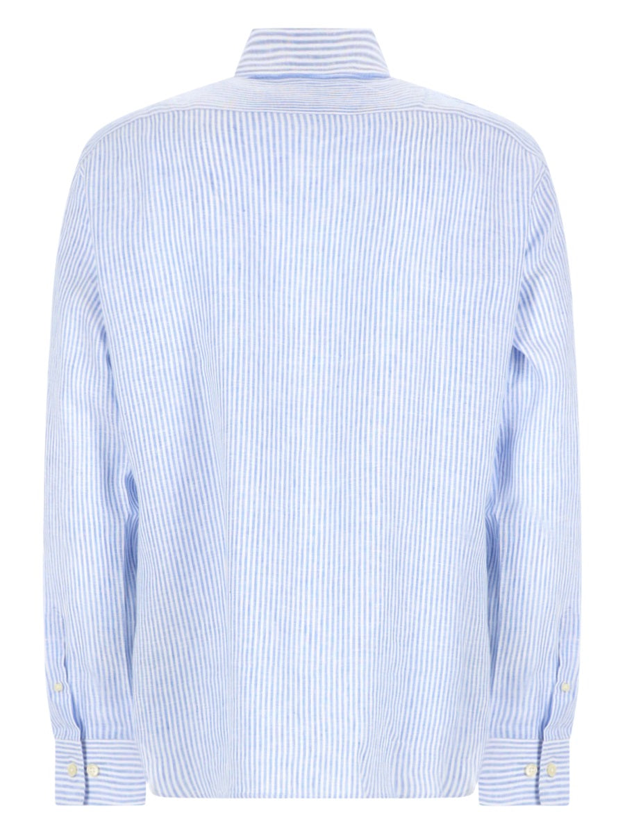 120% Lino Shirts - Azure | bc070eb830e4e2e59b3e0b50f8627bde82a69b5d