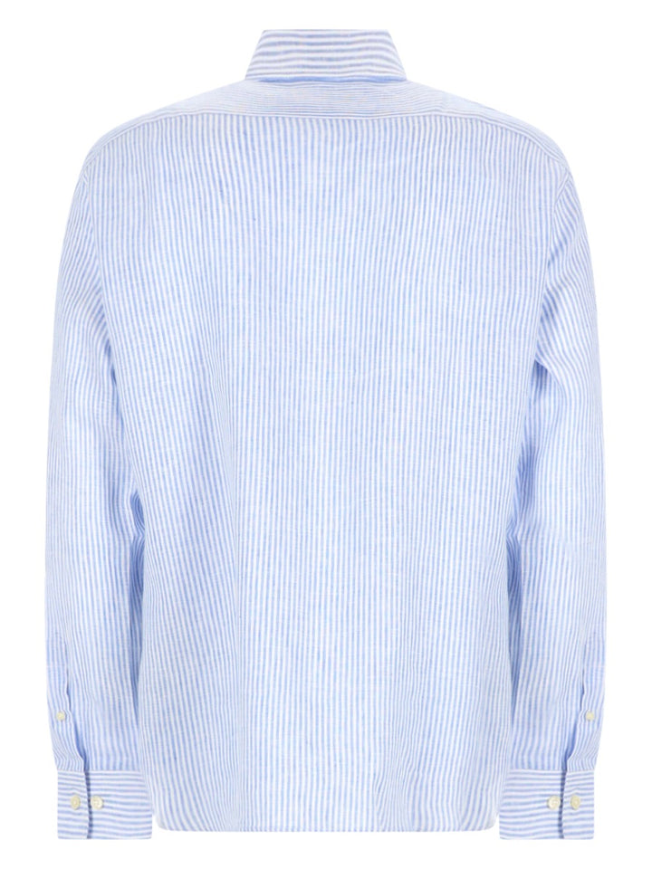 120% Lino Shirts - Azure | bc070eb830e4e2e59b3e0b50f8627bde82a69b5d