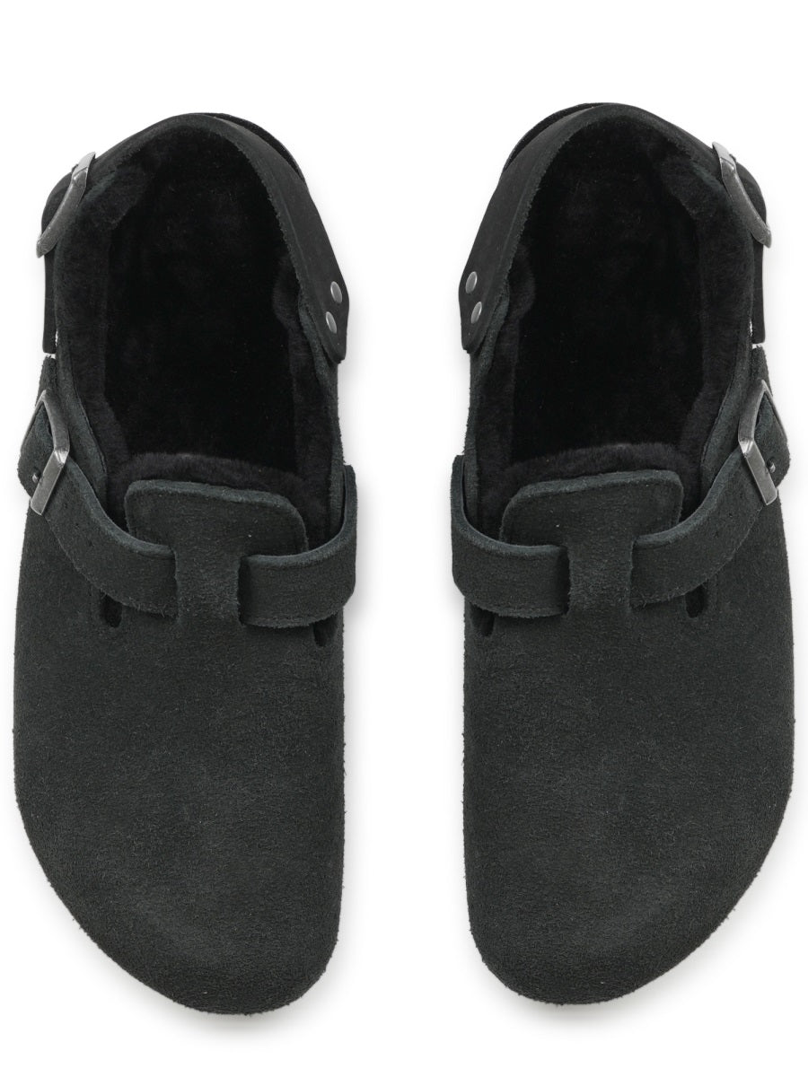 Birkenstock Flat Shoes - Black | 77a20f5b44502e8cc0b152616837151f4f88f82c