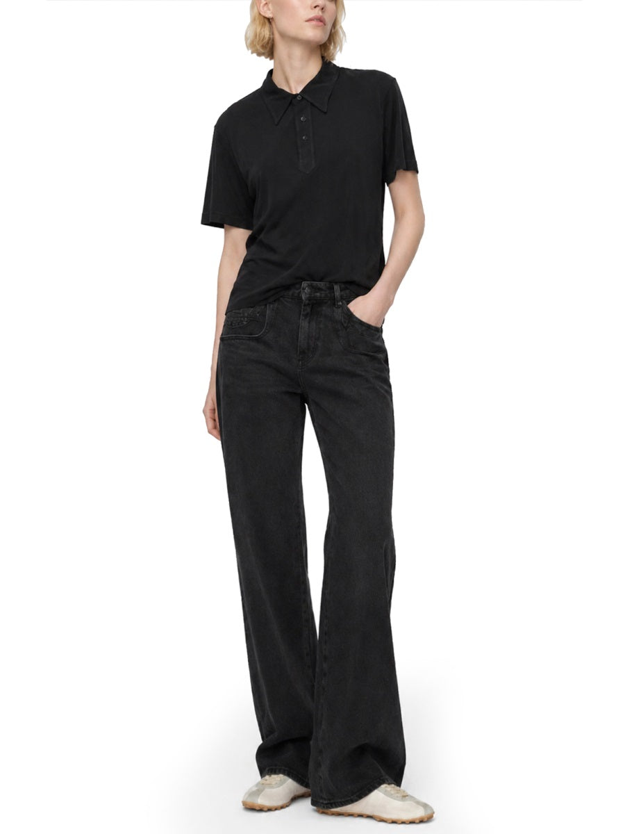 Maison Margiela Polo - Black | 606f628ff768fd4dd4fc8240a452063f1403fe45