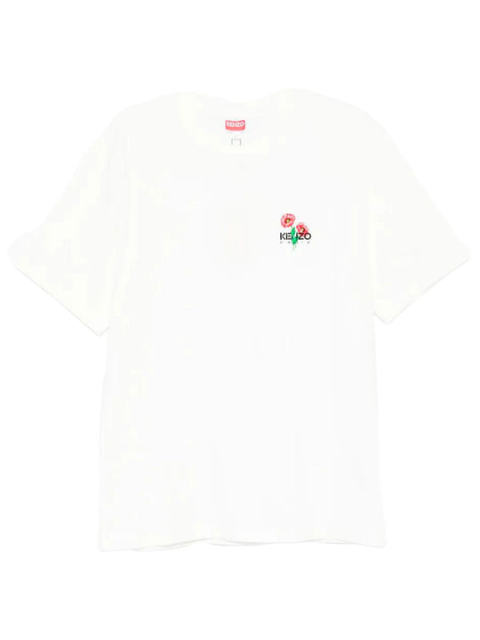 Gots Archive Bouquet Embroidered Cotton T-Shirt