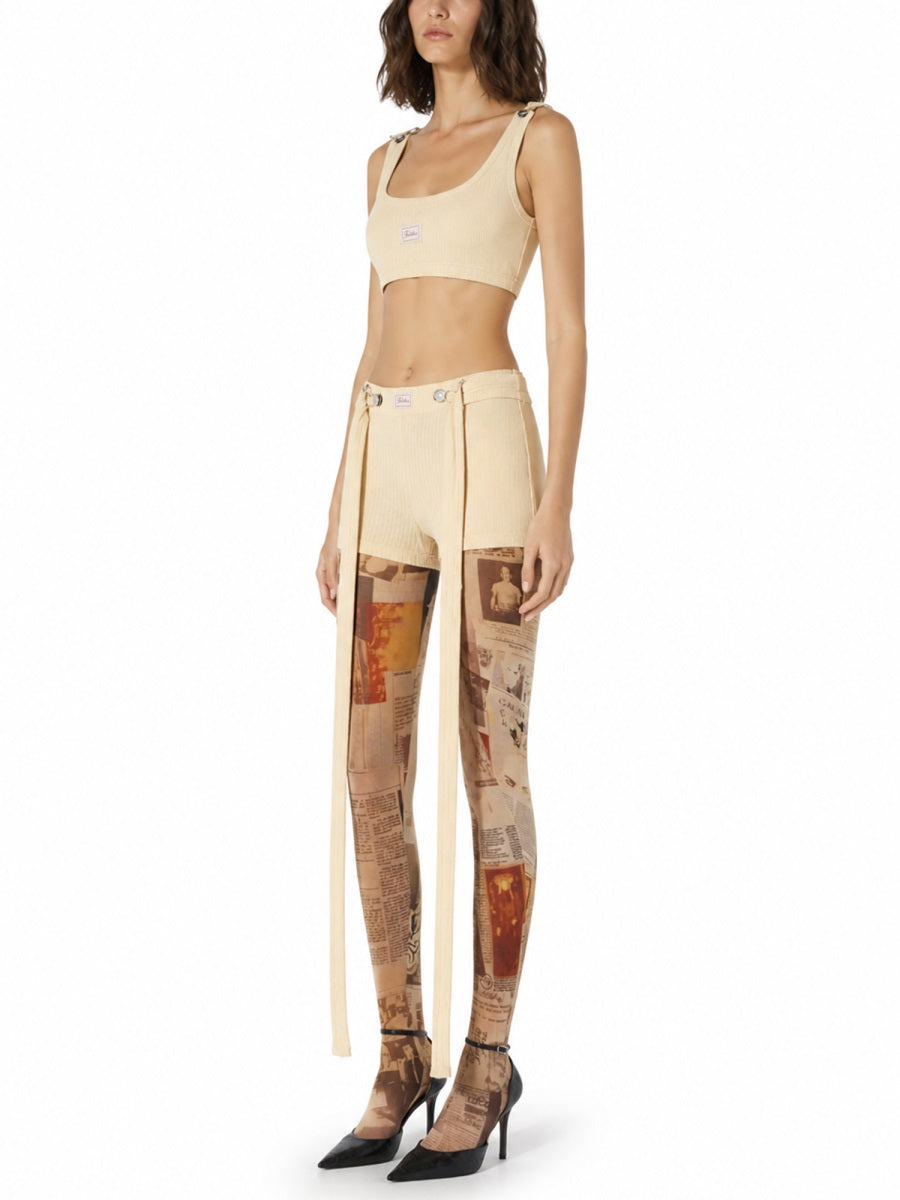 Jean Paul Gaultier Tops - Nude | 0114567f30ea9d609fcf151f2f4dc46a9599e391