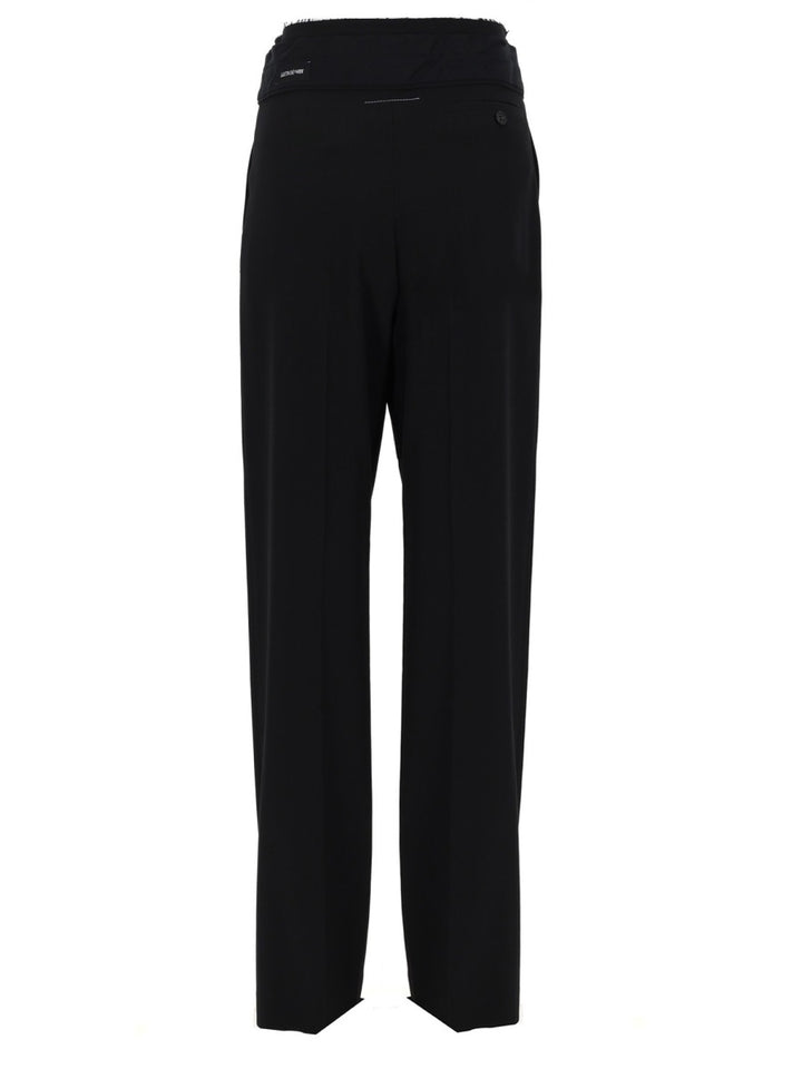 Mm6 Maison Margiela Pants - Black | 42c39bf1fb303e9e9bf179ea15784fa2b405cfc5