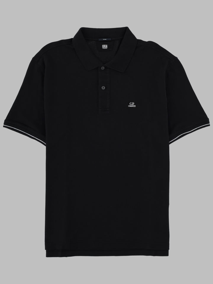 C.P. Company Polo - Black | c37d00a285ad1c1ee0926da792332d1b1b1d13a1