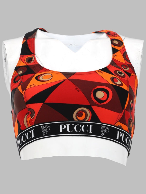 Top Bra Con Stampa