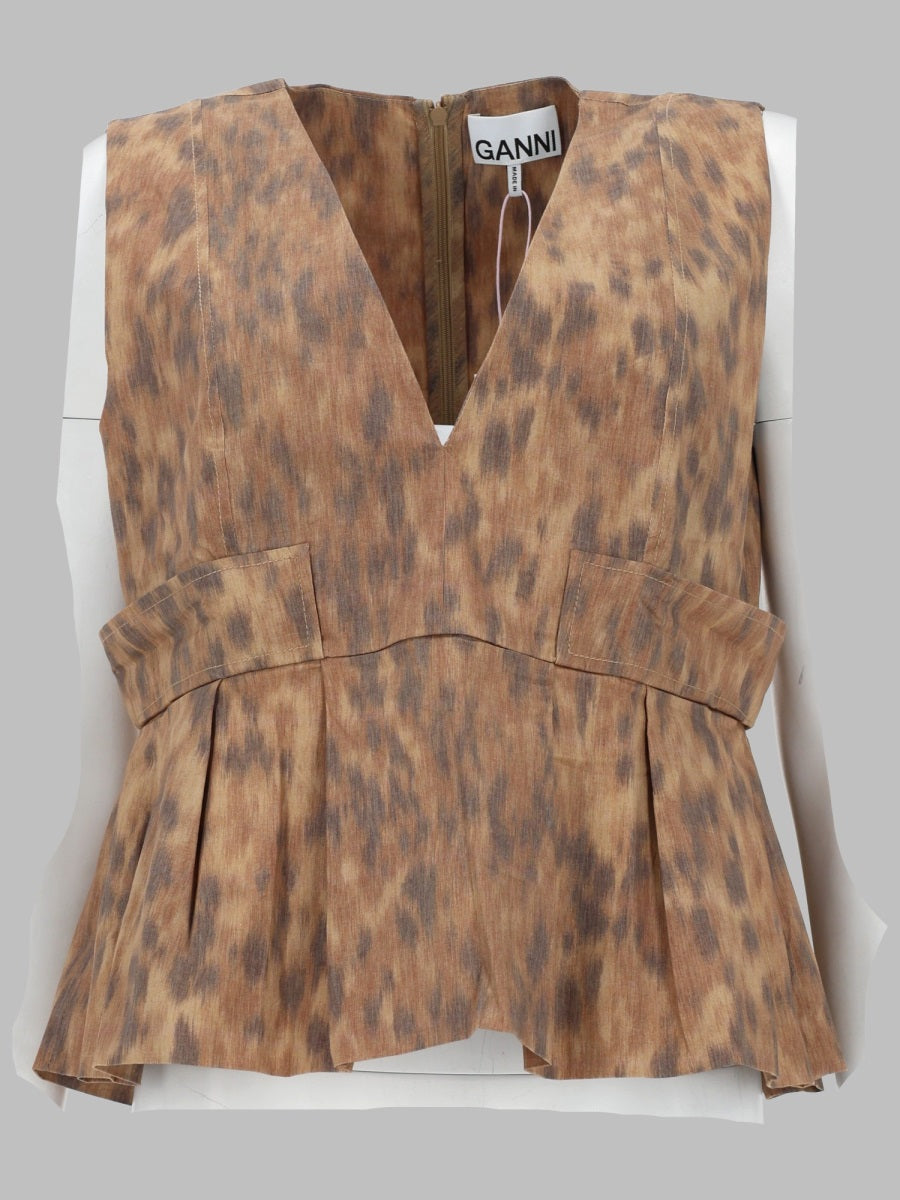 Ganni Shirts - Beige | ce43f16251a7d3af085ba4ac526e319743dbe4b9