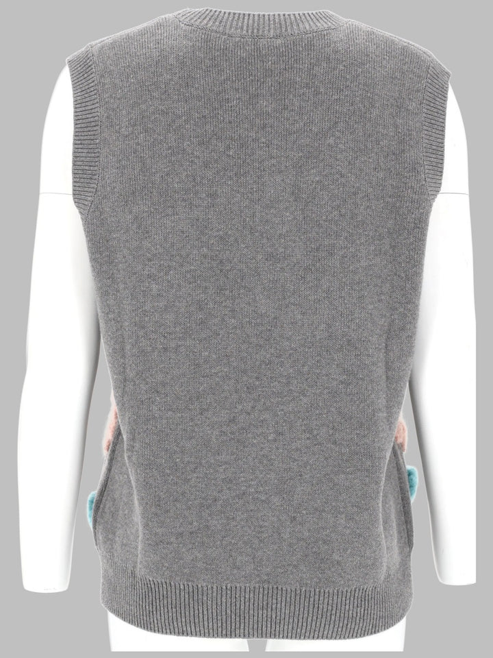 Ganni Gilet - Grey | 640e66e76eefbeb3116ee89de5b409c3c90b8734