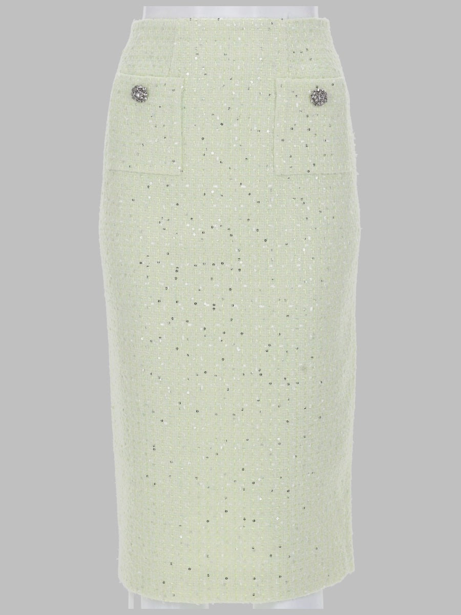 Self-Portrait Skirts - Green | fb6aaa0a8664a37058dcb4c5a08cadafcf453ca7