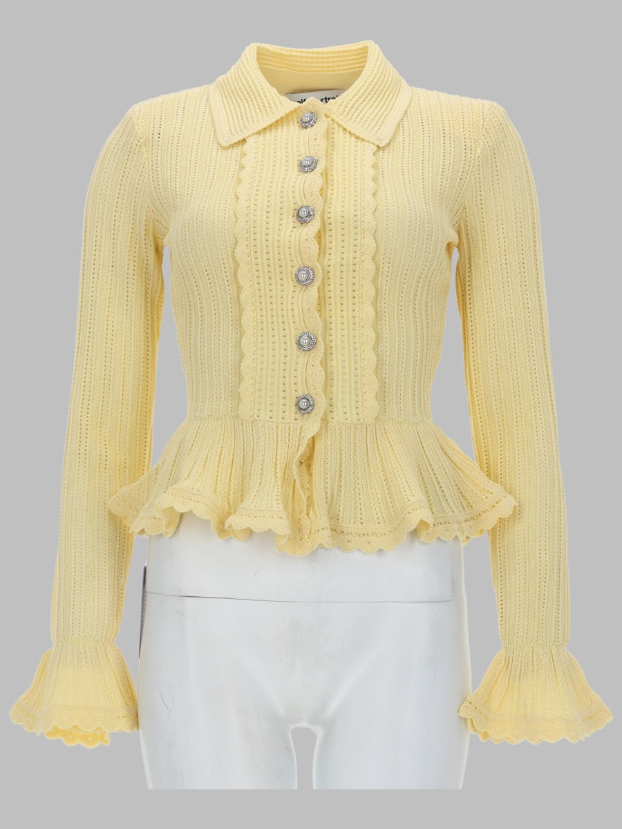 Self-Portrait Sweaters - Yellow | 47d115433bee3e1ee5abce0d6e9efedb026fbeaf