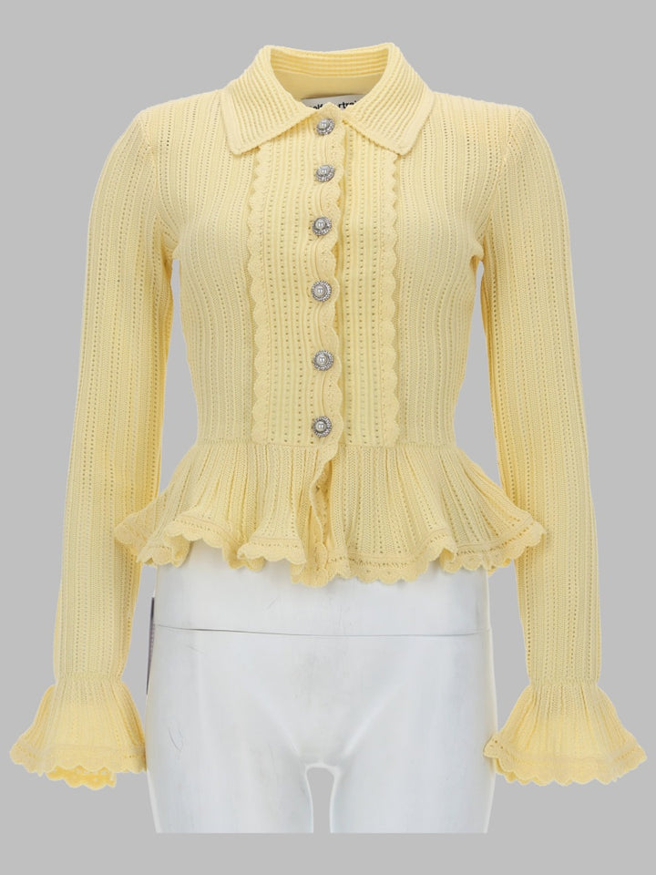 Self-Portrait Sweaters - Yellow | 47d115433bee3e1ee5abce0d6e9efedb026fbeaf