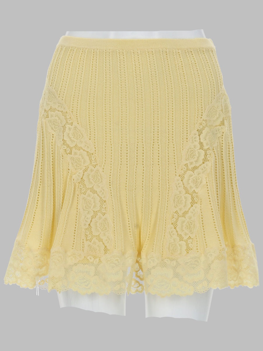 Self-Portrait Skirts - Yellow | f584b2ae567f62df15152bc353f7a6569d2b5b71