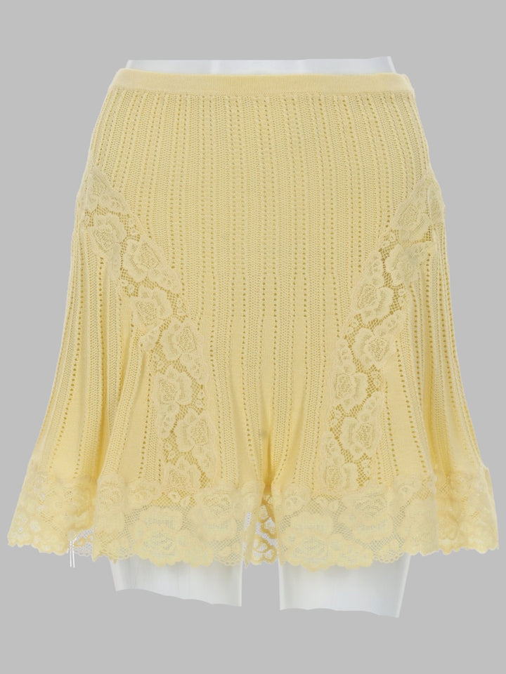 Self-Portrait Skirts - Yellow | f584b2ae567f62df15152bc353f7a6569d2b5b71