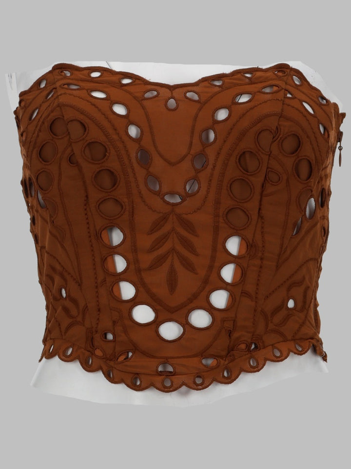 Charo Ruiz Tops - Brown | bb3e5c1c78ae2d5895a234e0efbcd75bf7bd604a